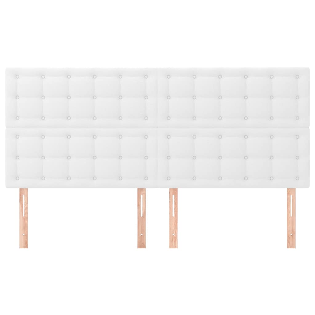 Vidaxl hoofdbord wit 180x5x118 128 cm kunstleer