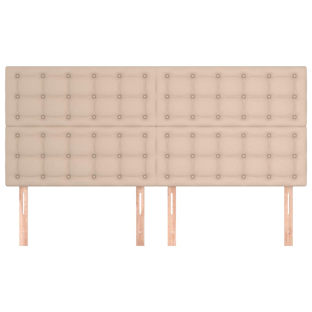 Vidaxl hoofdbord cappuccino 200x5x118 128 cm kunstleer