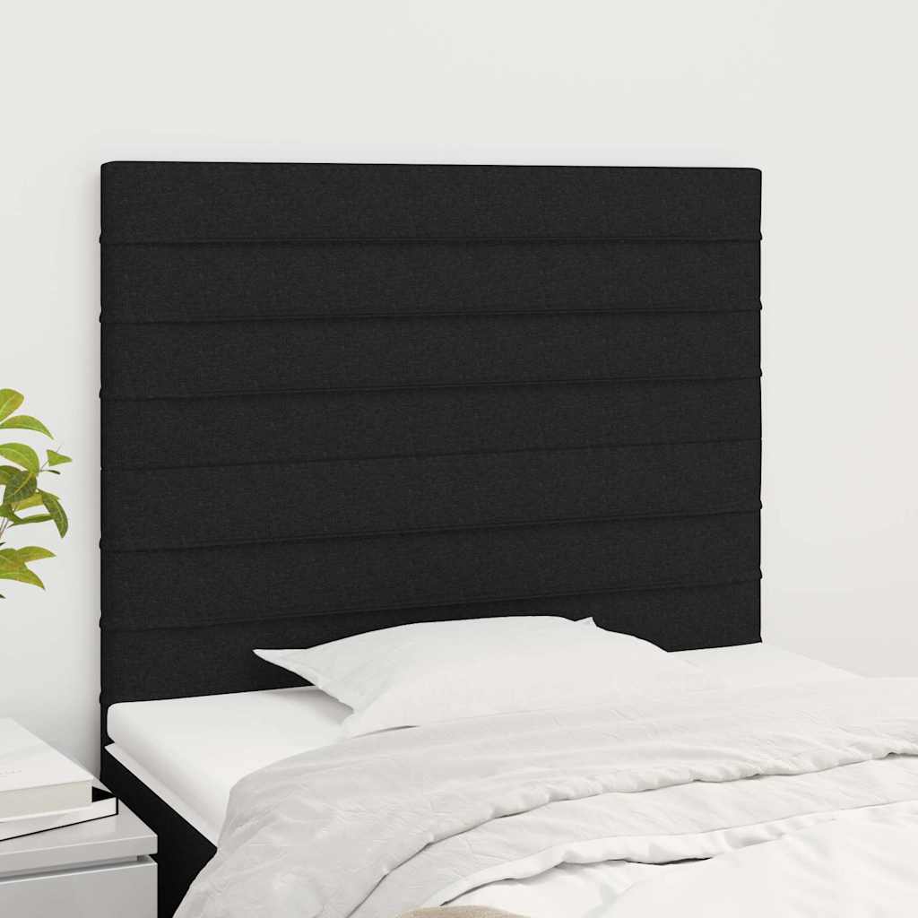 Vidaxl hoofdbord zwart 80x5x118 128 cm stof