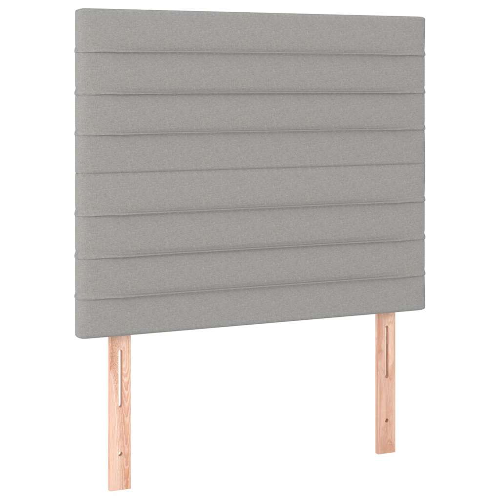 Vidaxl hoofdbord lichtgrijs 100x5x118 128 cm stof