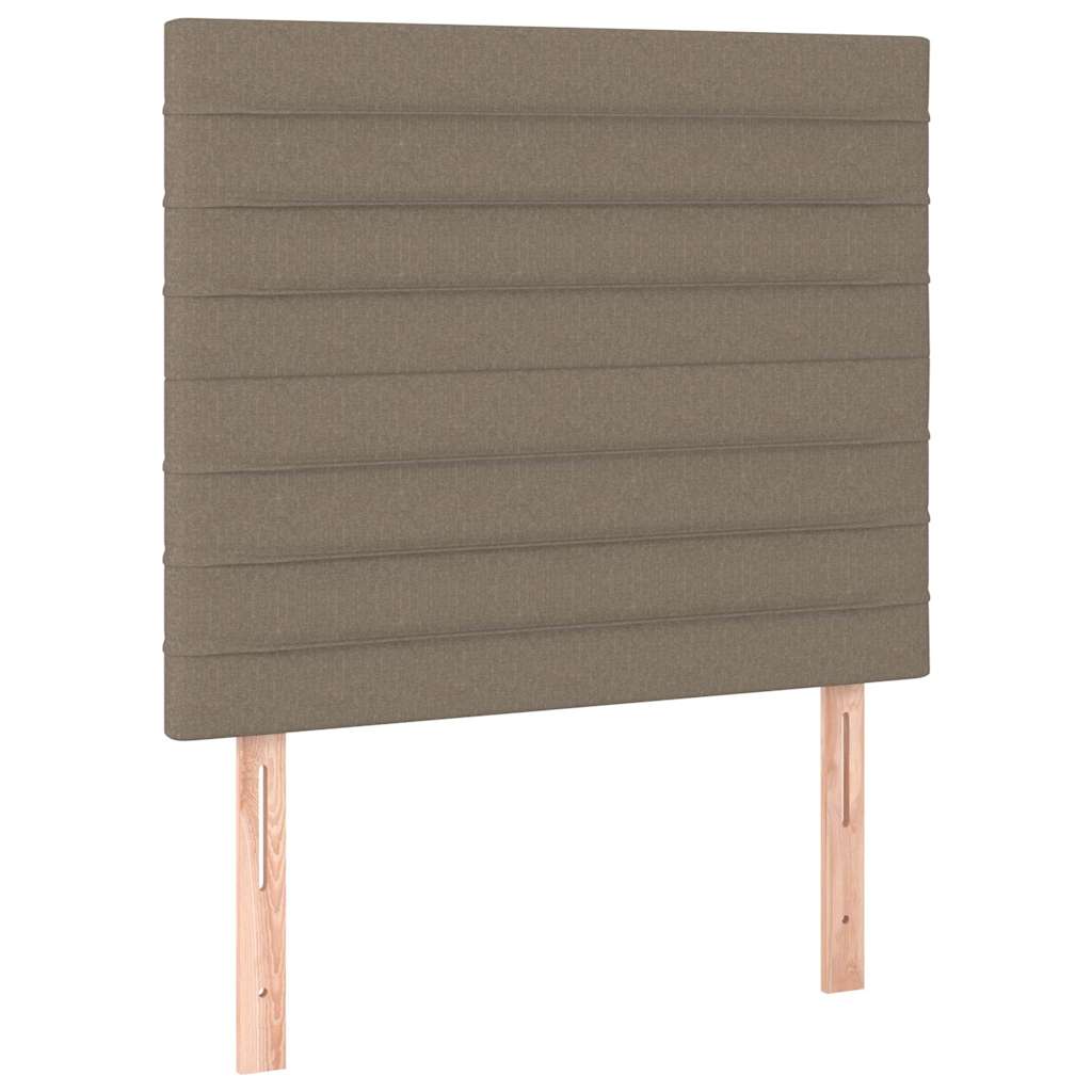 Vidaxl hoofdbord taupe 100x5x118 128 cm stof