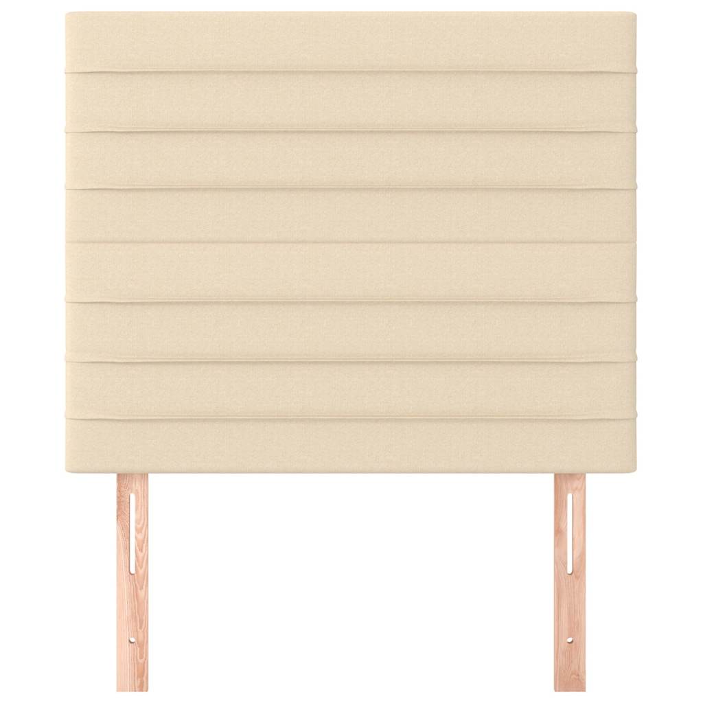 Vidaxl hoofdbord crème 100x5x118 128 cm stof