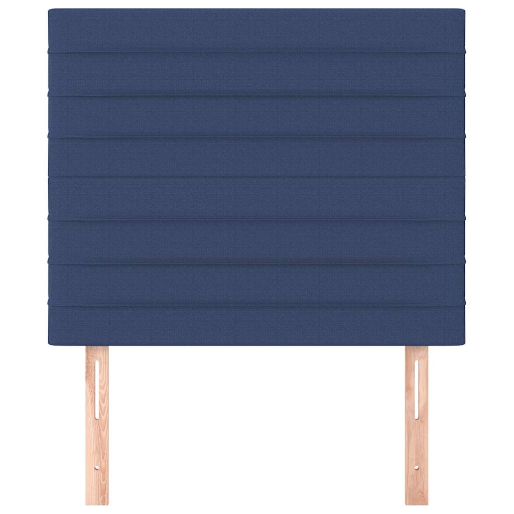Vidaxl hoofdbord blauw 100x5x118 128 cm stof