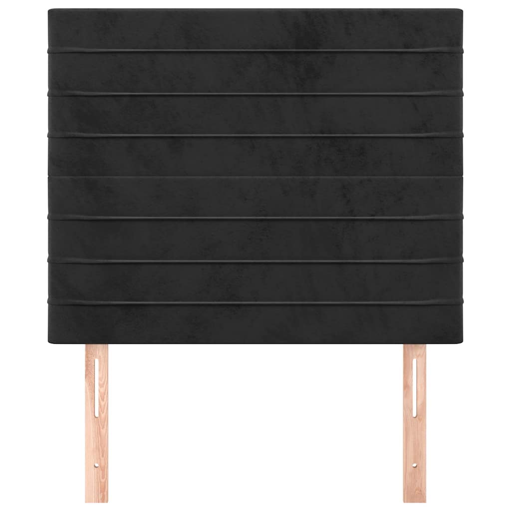 Vidaxl hoofdbord zwart 100x5x118 128 cm fluweel