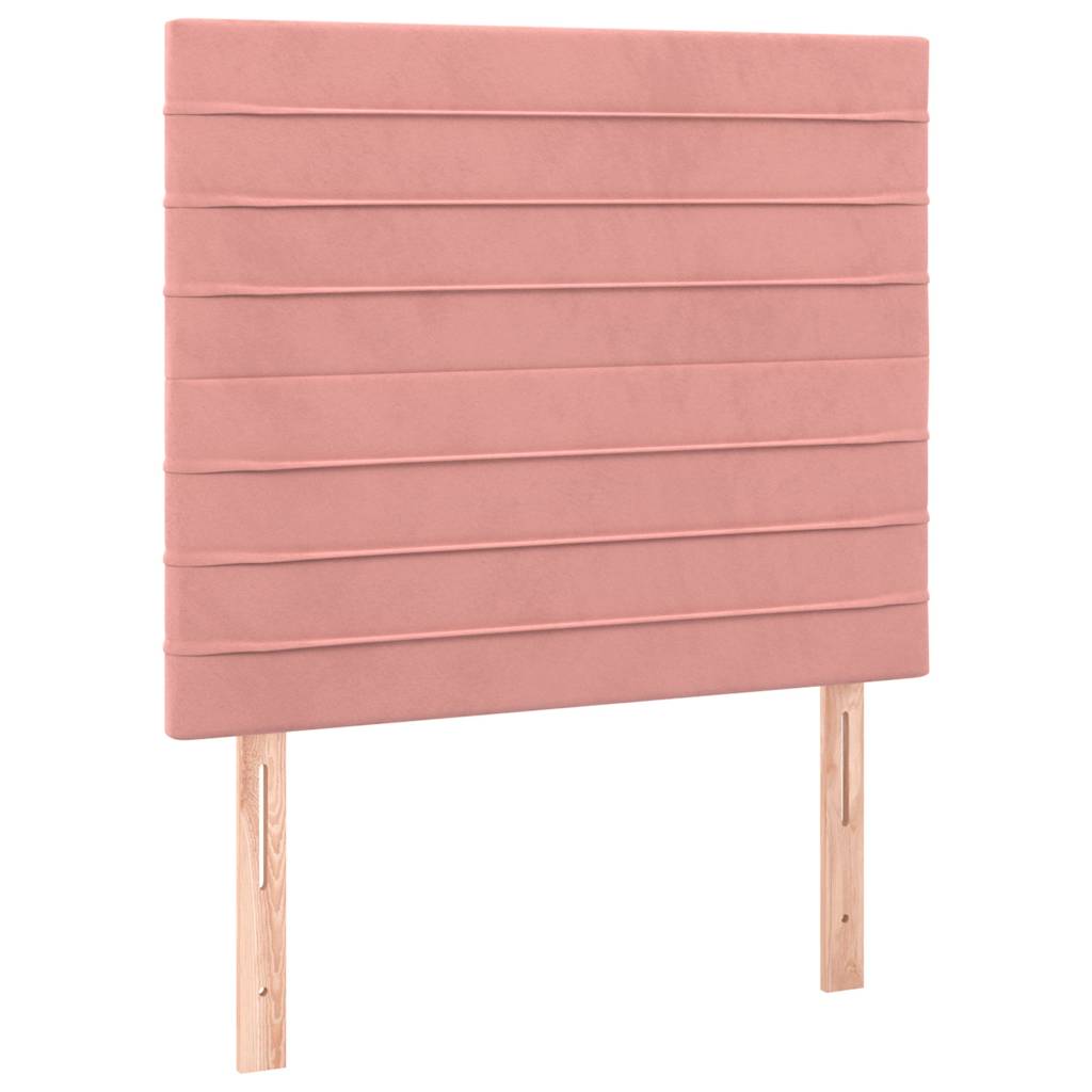 Vidaxl hoofdbord roze 100x5x118 128 cm fluweel