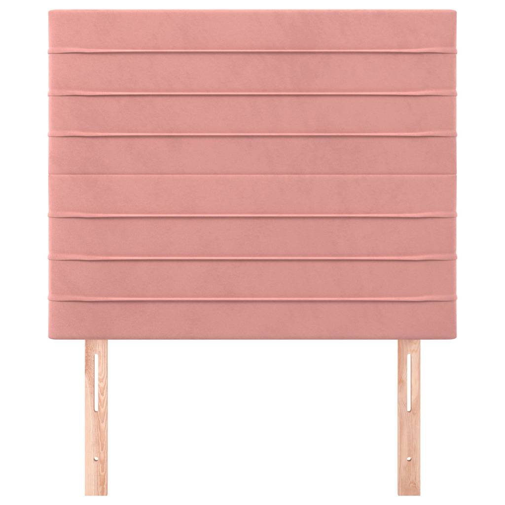Vidaxl hoofdbord roze 100x5x118 128 cm fluweel