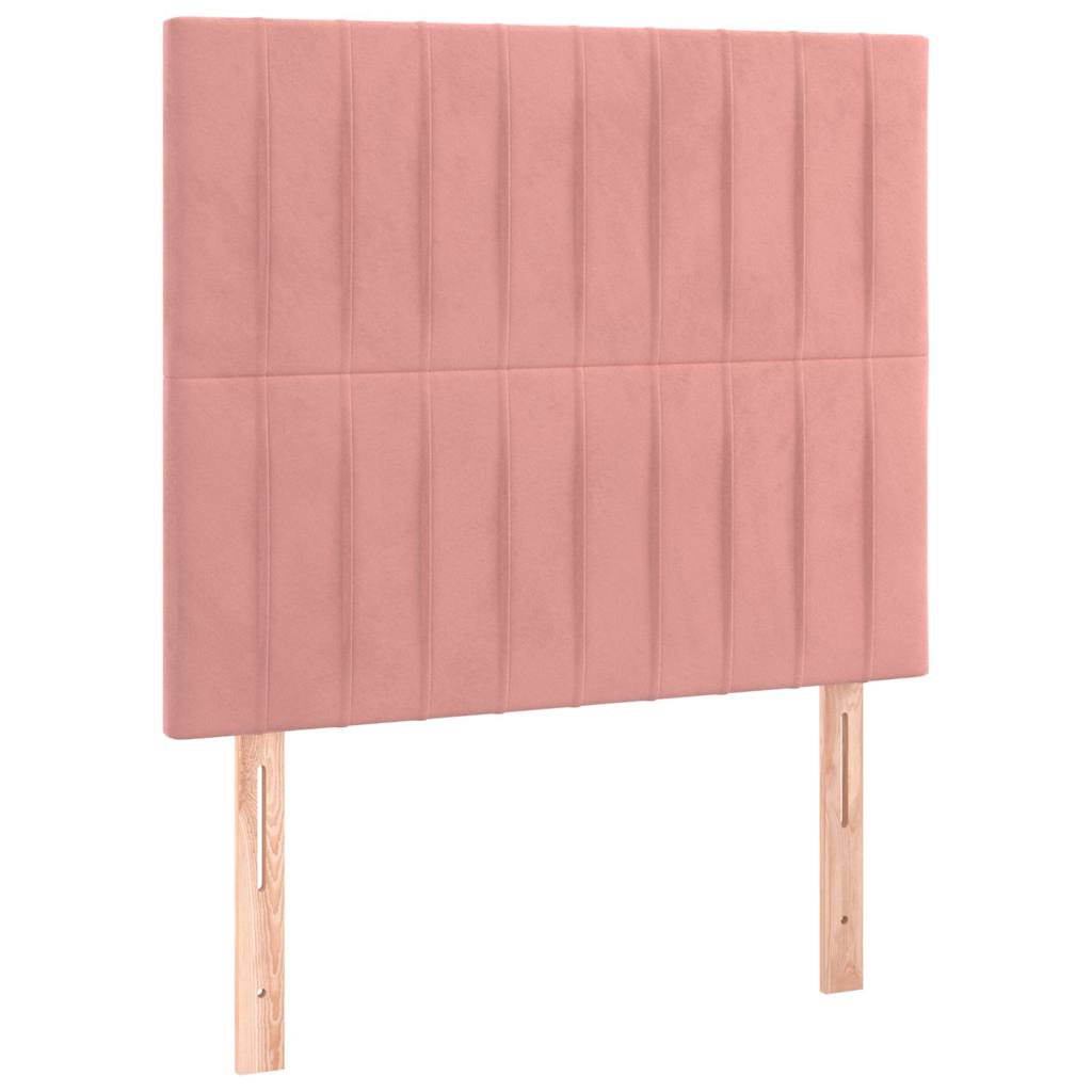 Vidaxl hoofdbord roze 80x5x118 128 cm fluweel