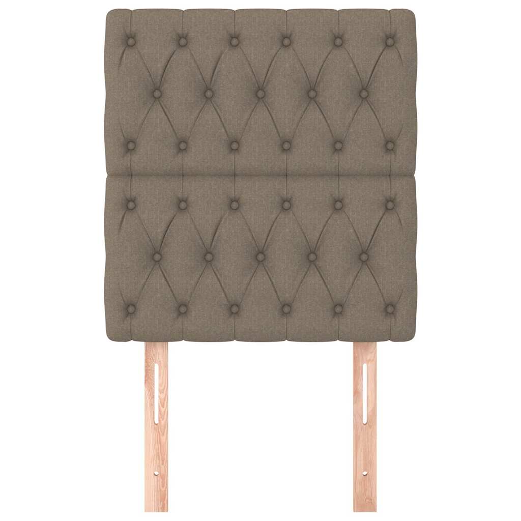 Vidaxl hoofdbord taupe 80x7x118 128 cm stof