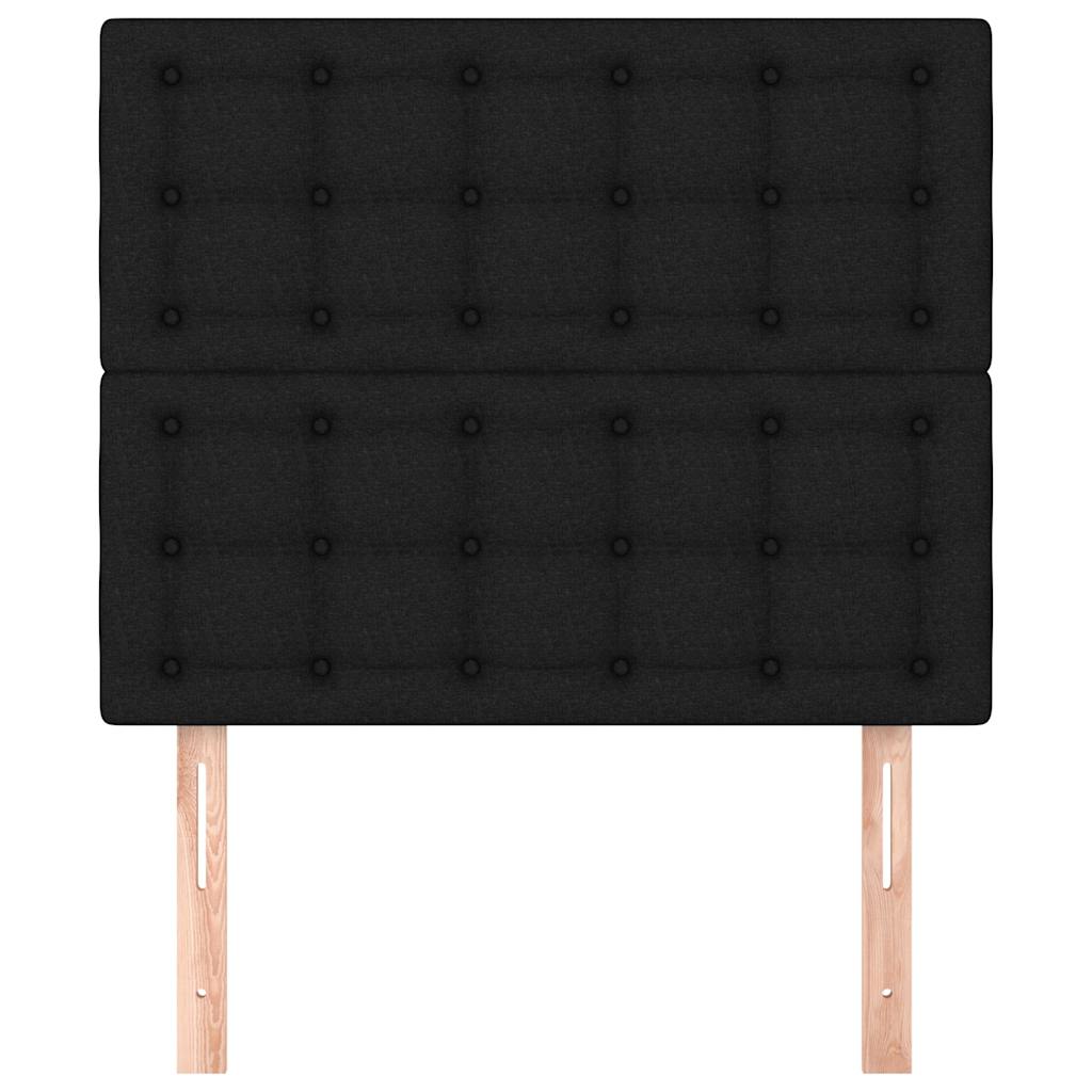 Vidaxl hoofdbord zwart 80x5x118 128 cm stof