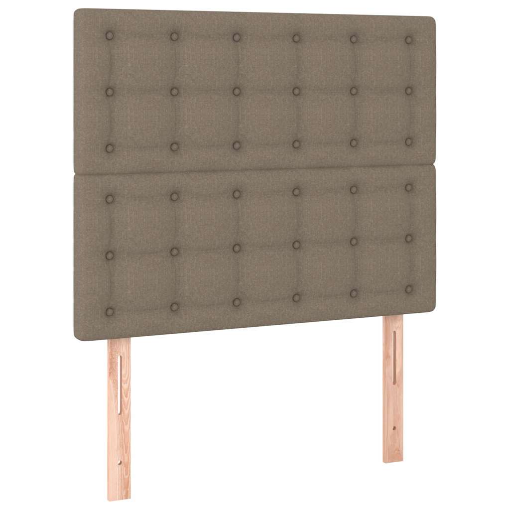 Vidaxl hoofdbord taupe 80x5x118 128 cm stof