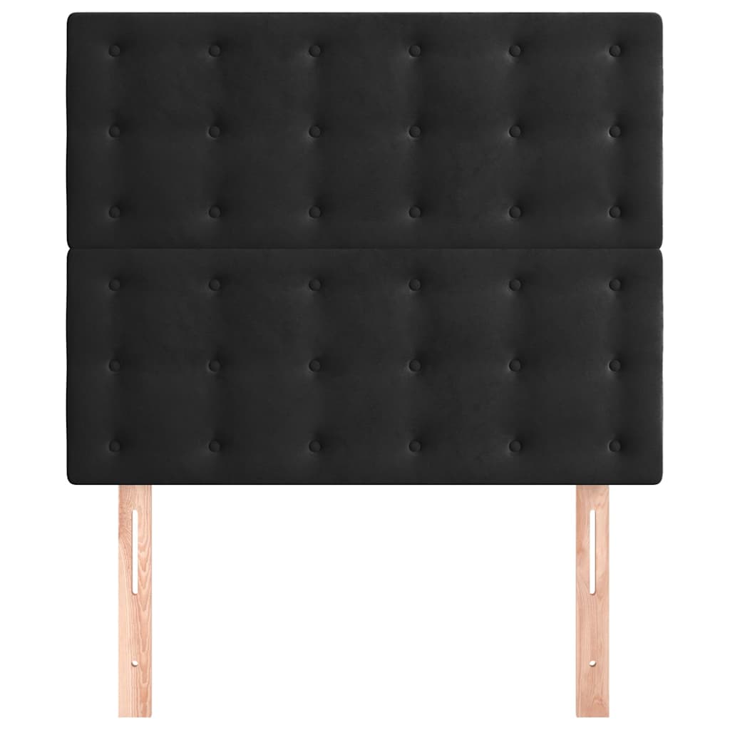 Vidaxl hoofdbord zwart 80x5x118 128 cm fluweel