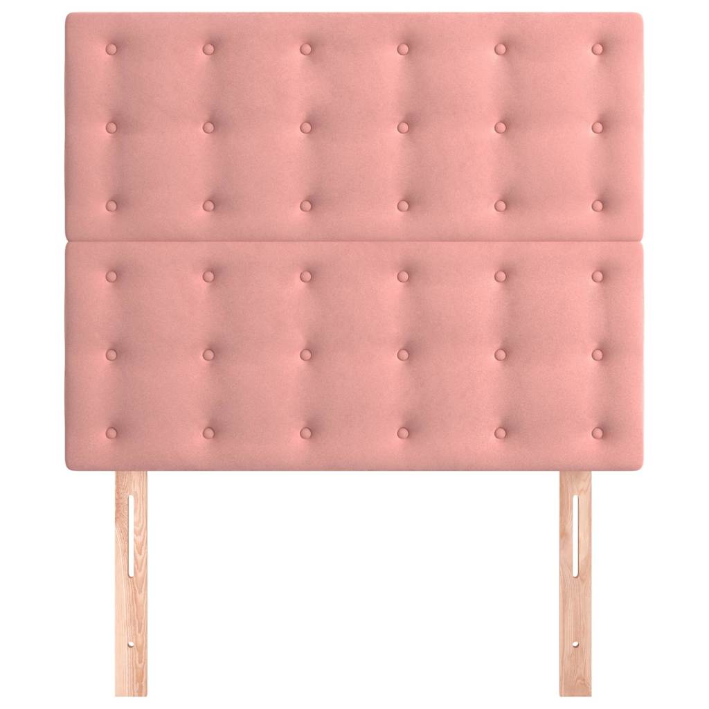 Vidaxl hoofdbord roze 80x5x118 128 cm fluweel