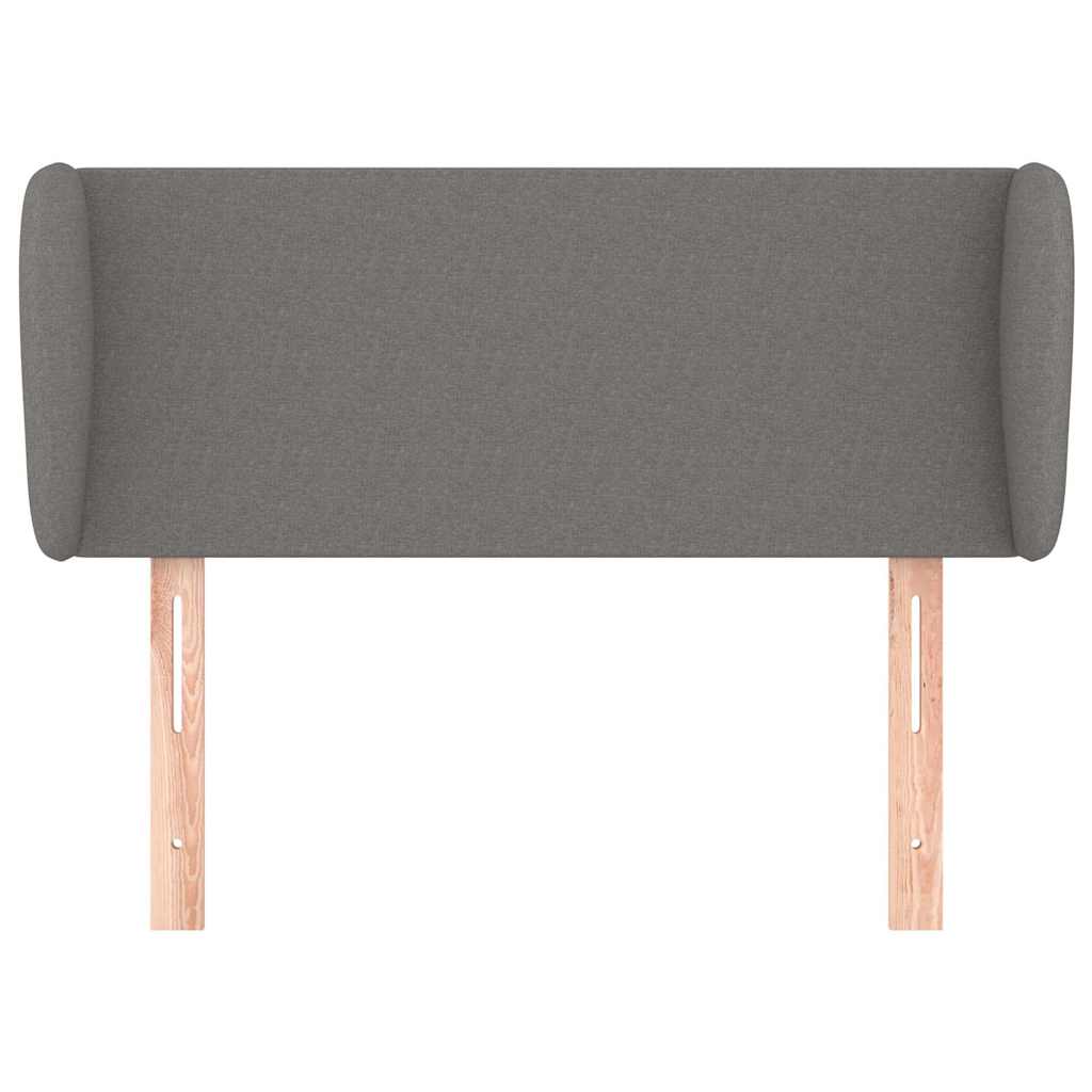 Vidaxl hoofdbord met randen 103x23x78 88 cm stof donkergrijs