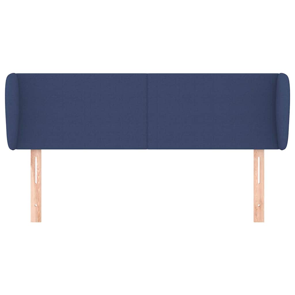 Vidaxl hoofdbord met randen 103x23x78 88 cm stof blauw