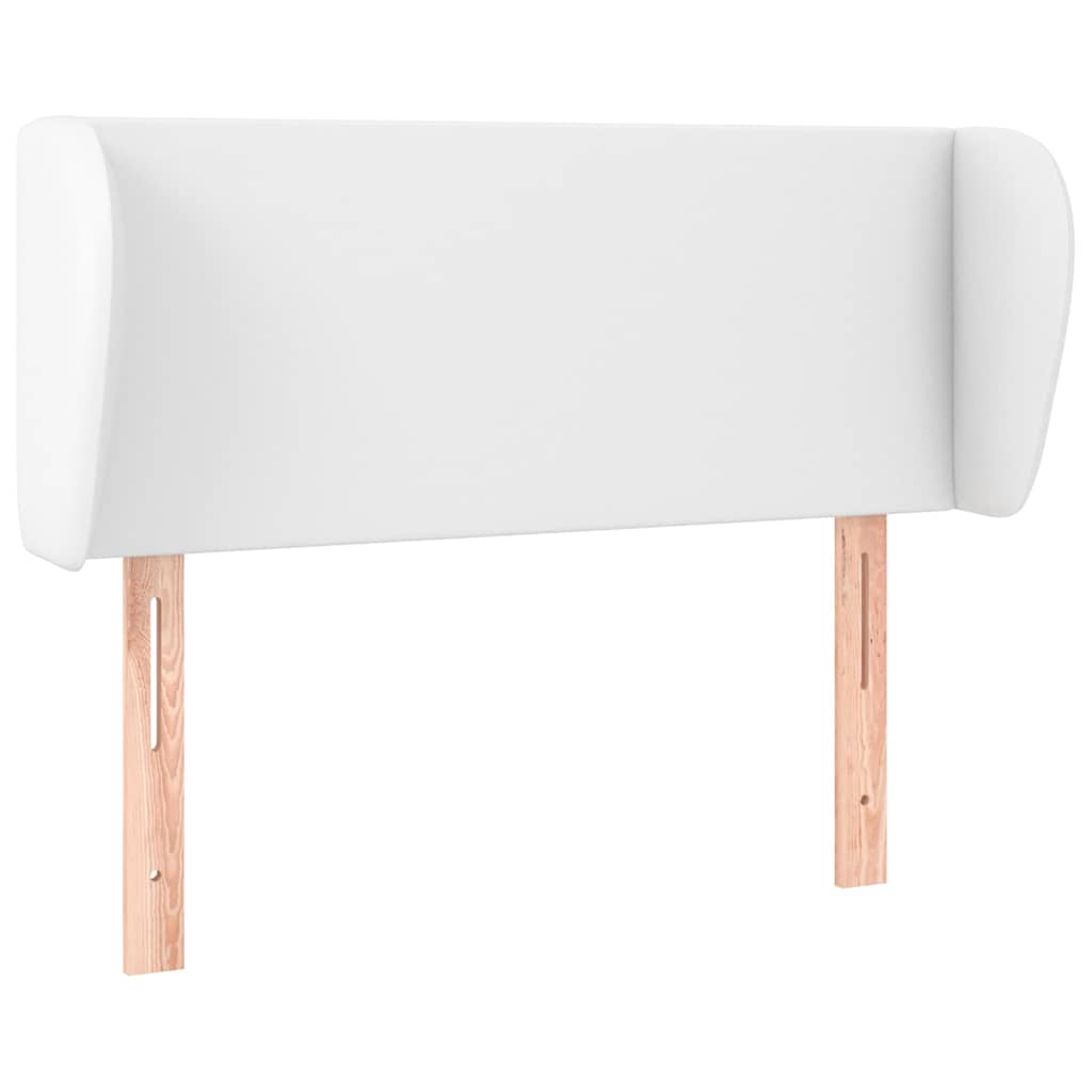 Vidaxl hoofdbord met randen 83x23x78 88 cm kunstleer wit