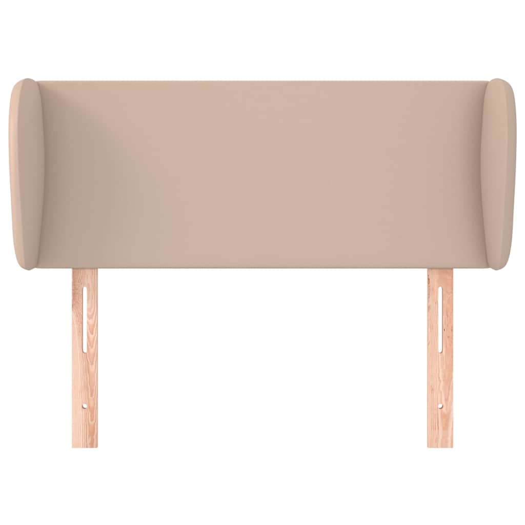 Vidaxl hoofdbord met randen 83x23x78 88 cm kunstleer cappuccinokleur