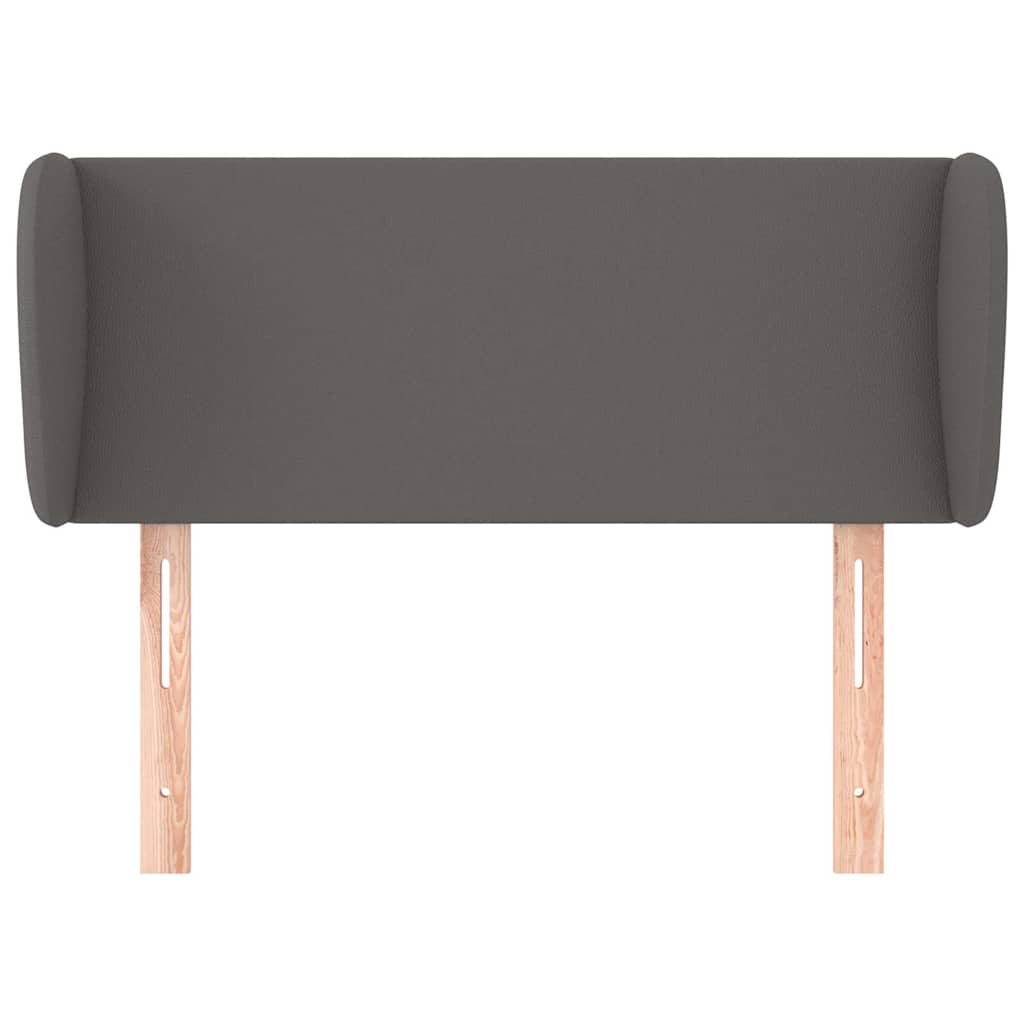 Vidaxl hoofdbord met randen 93x23x78 88 cm kunstleer grijs