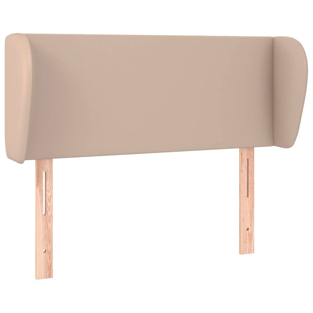 Vidaxl hoofdbord met randen 93x23x78 88 cm kunstleer cappuccinokleur