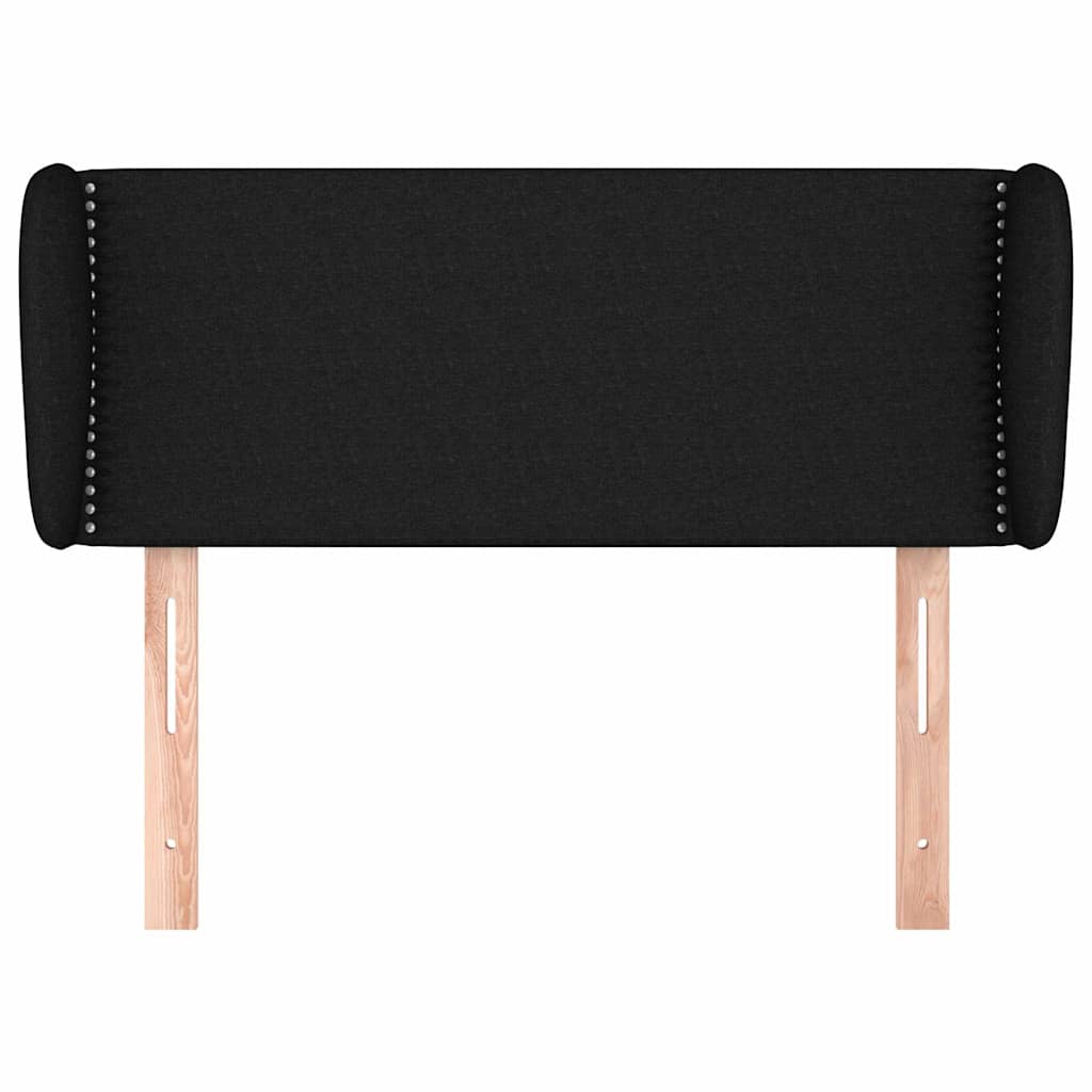 Vidaxl hoofdbord met randen 93x23x78 88 cm stof zwart