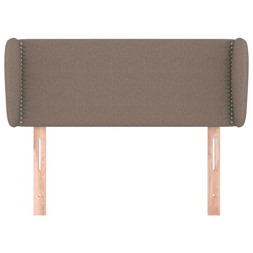 Vidaxl hoofdbord met randen 93x23x78 88 cm stof taupe
