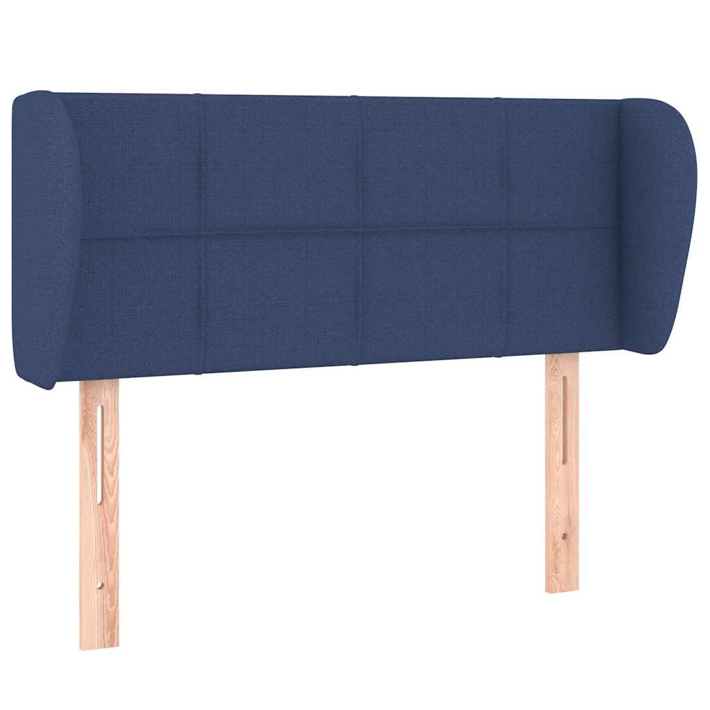 Vidaxl hoofdbord met randen 83x23x78 88 cm stof blauw