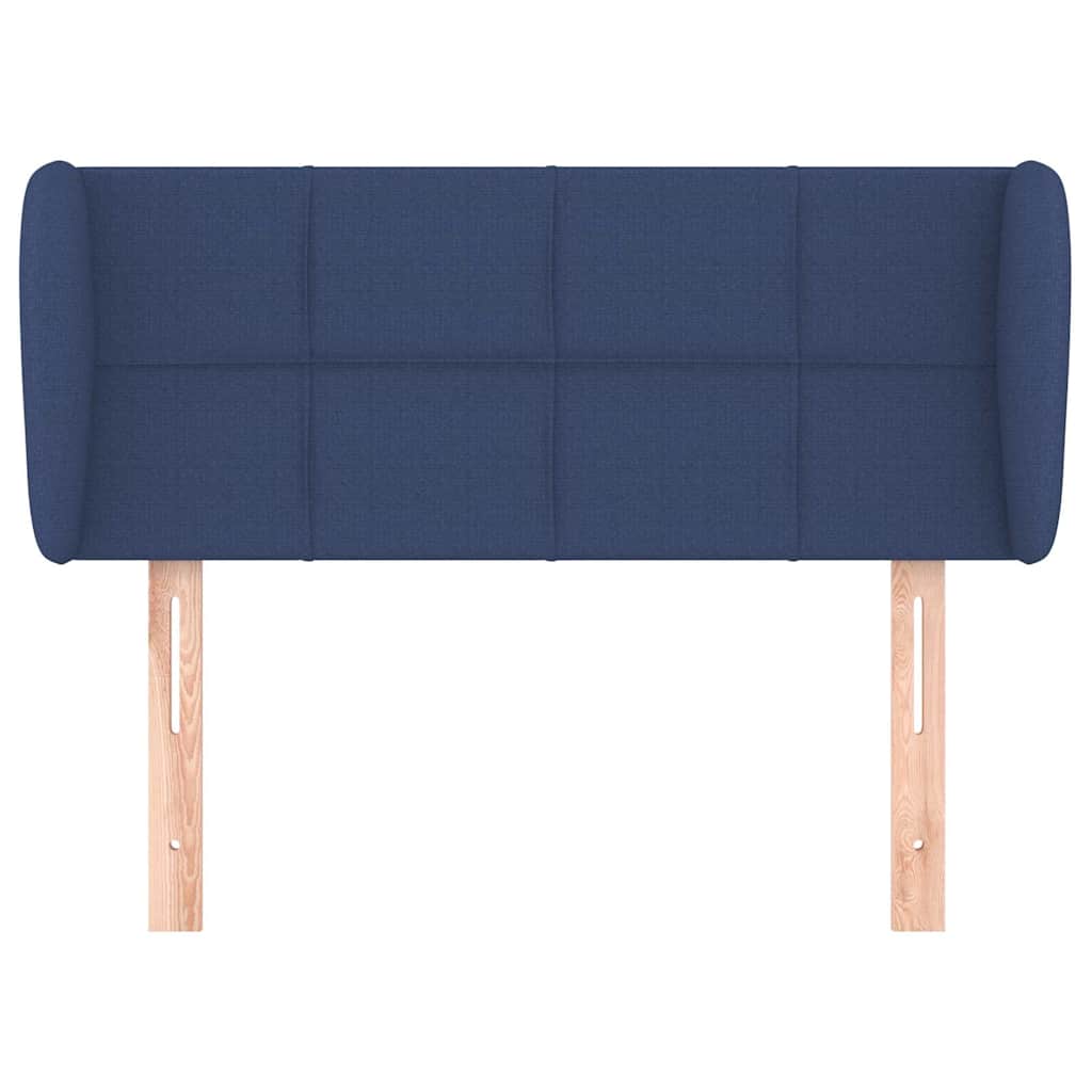 Vidaxl hoofdbord met randen 93x23x78 88 cm stof blauw
