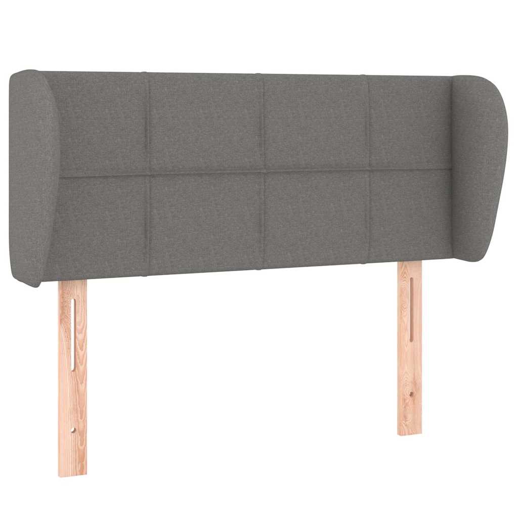 Vidaxl hoofdbord met randen 103x23x78 88 cm stof donkergrijs