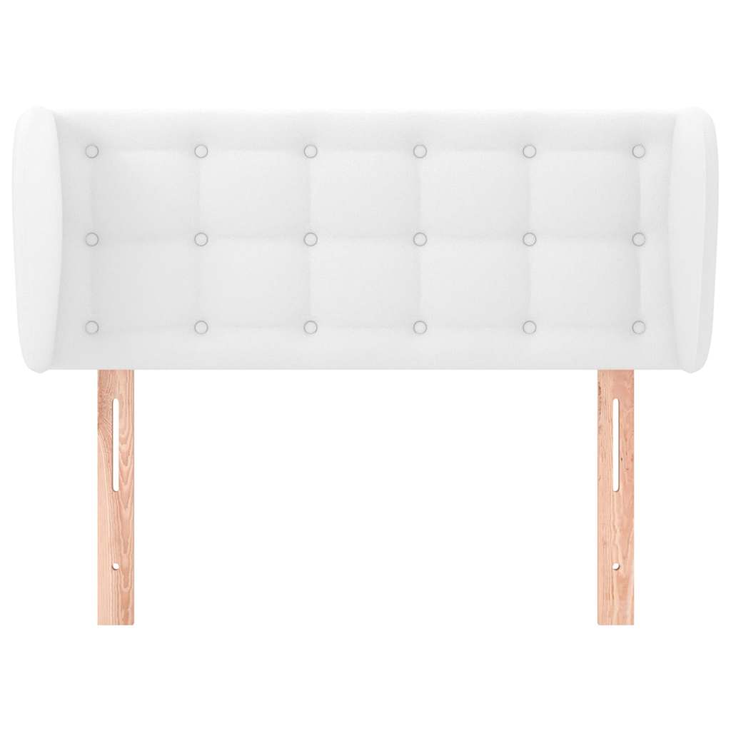 Vidaxl hoofdbord met randen 83x23x78 88 cm kunstleer wit