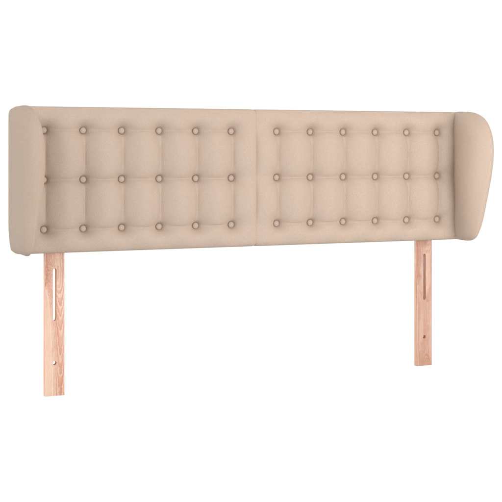 Vidaxl hoofdbord met randen 147x23x78 88 cm kunstleer cappuccinokleur