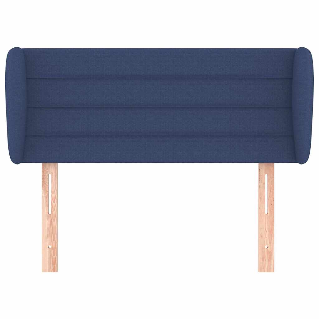 Vidaxl hoofdbord met randen 83x23x78 88 cm stof blauw