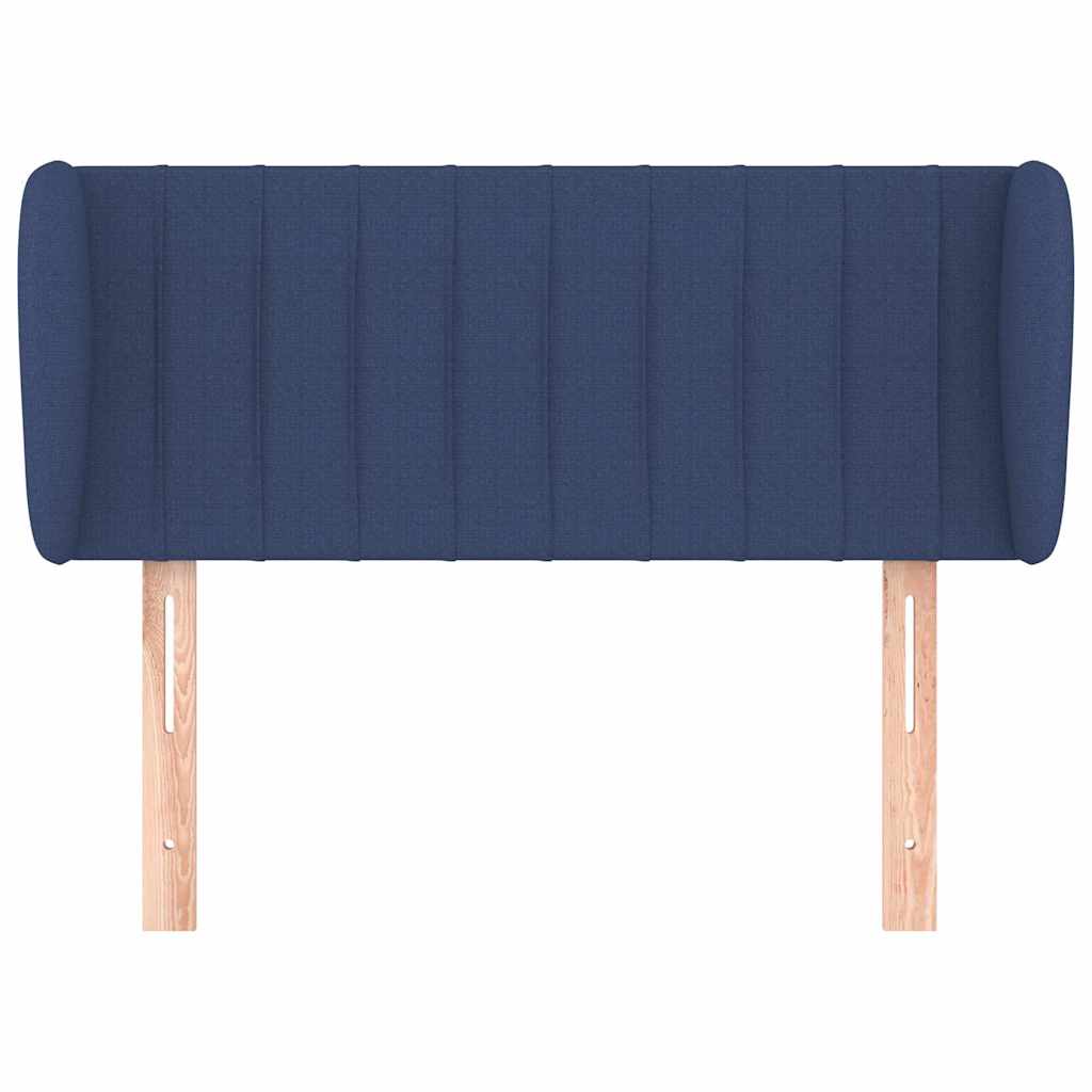 Vidaxl hoofdbord met randen 93x23x78 88 cm stof blauw