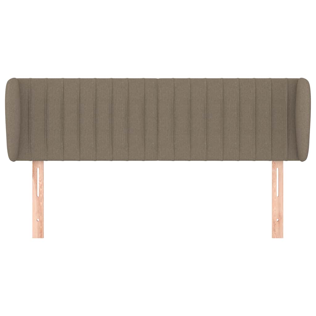 Vidaxl hoofdbord met randen 147x23x78 88 cm stof taupe
