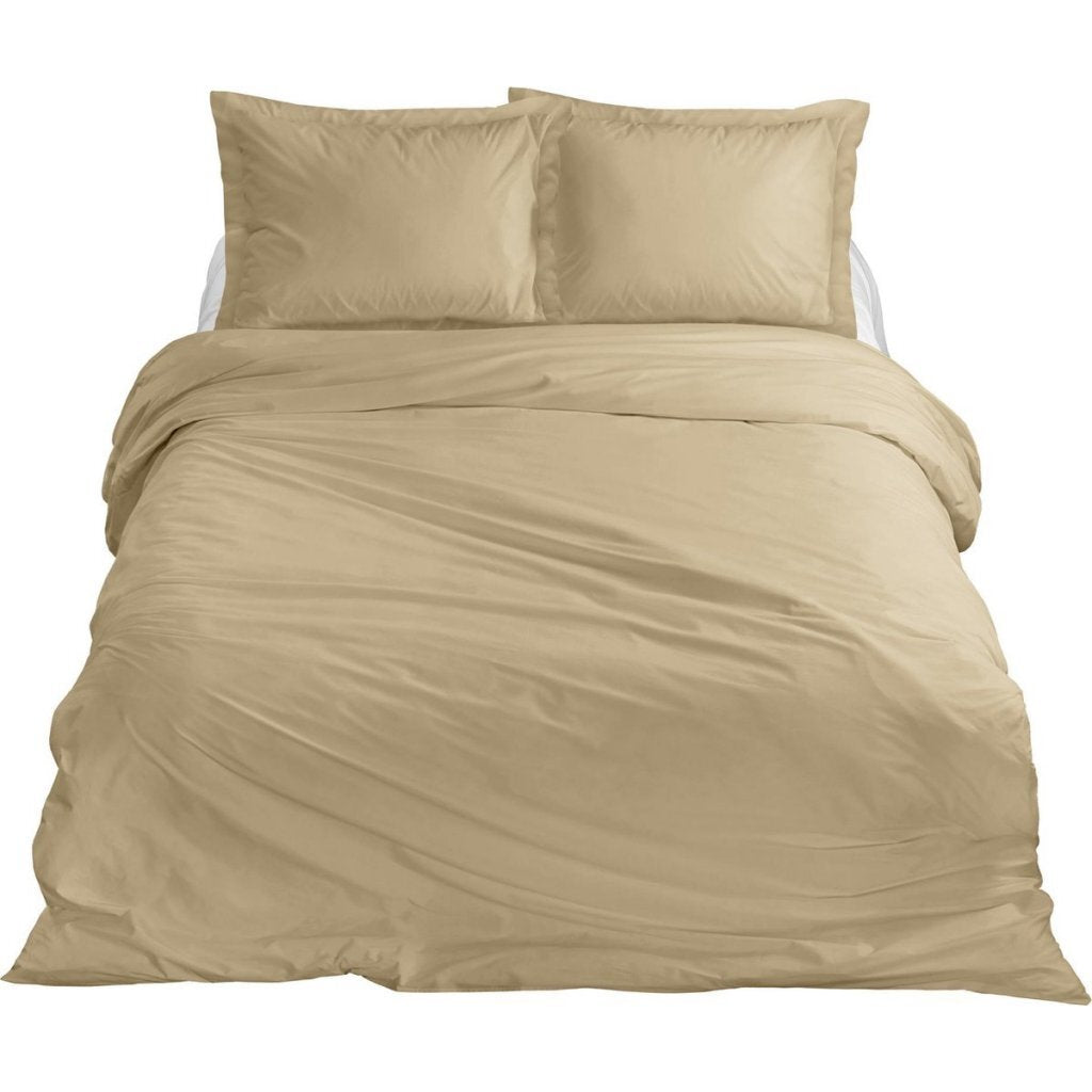 Ten Cate Baumwollsatin-Doppelbettbezug 240 x 200 220 cm Gold