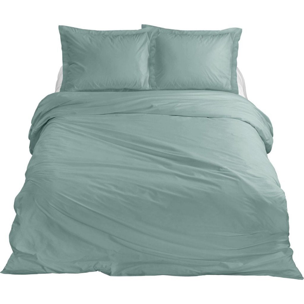 Ten Cate Baumwollsatin-Einzelbettbezug, 140 x 200, 220 cm, Mintgrün
