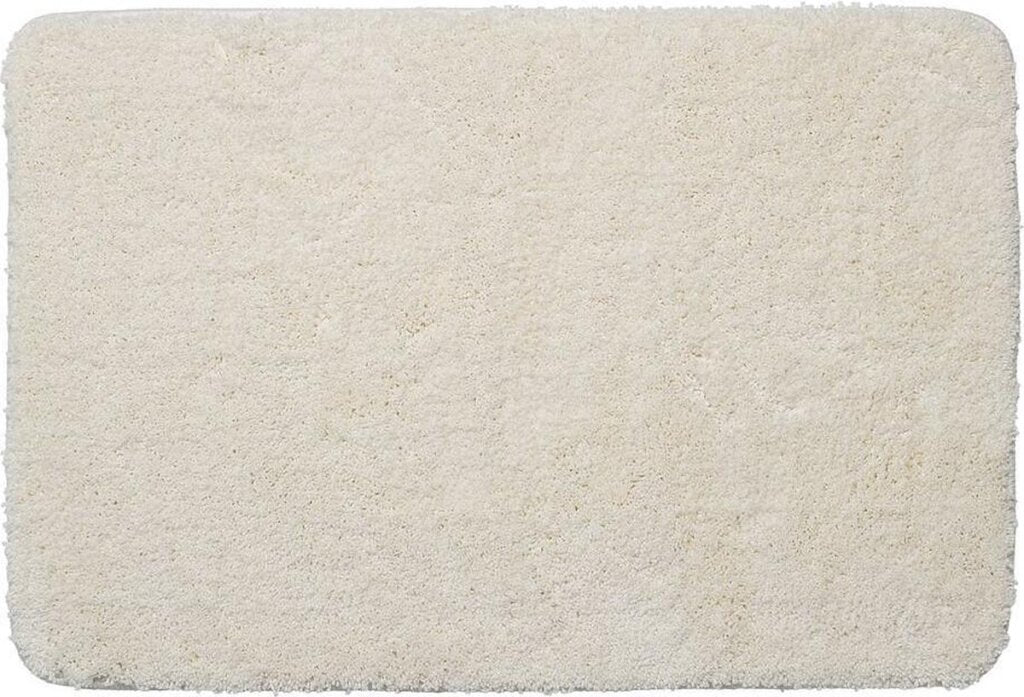 Sealskin Angora-Badematte, 60 x 90 cm, Polyester, gebrochenes Weiß