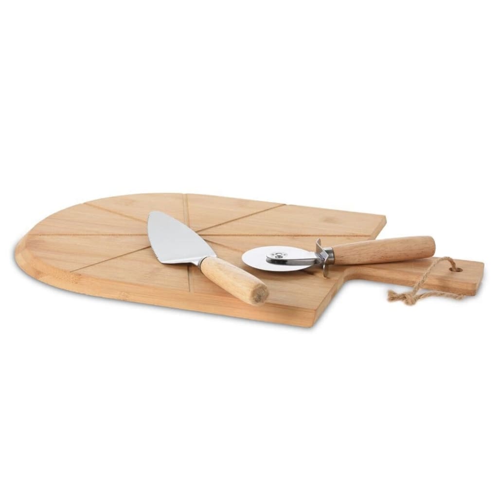 Ausgezeichnete 3-teilige Pizzasnijs-Set 43x30 cm Bambus