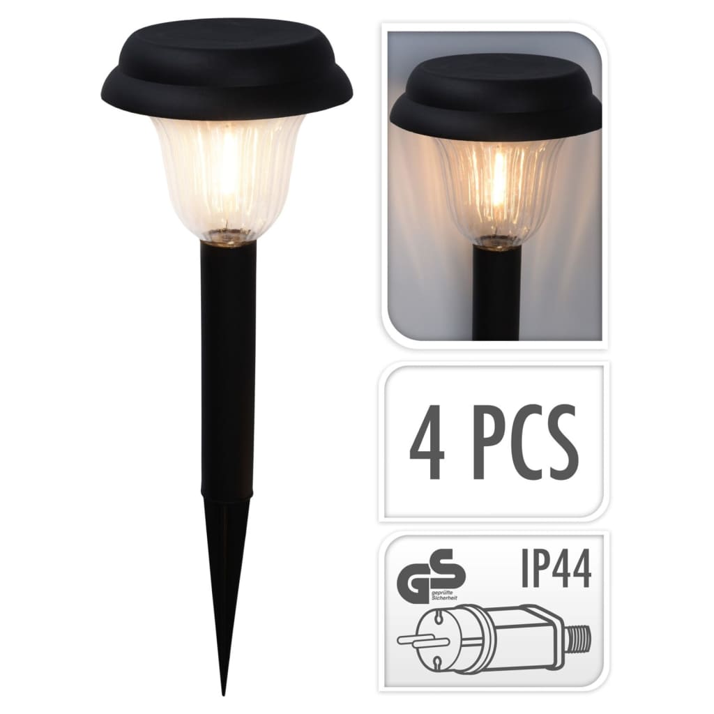 Proger Gartenlampen 4 ST LED 11,5 x 35 cm