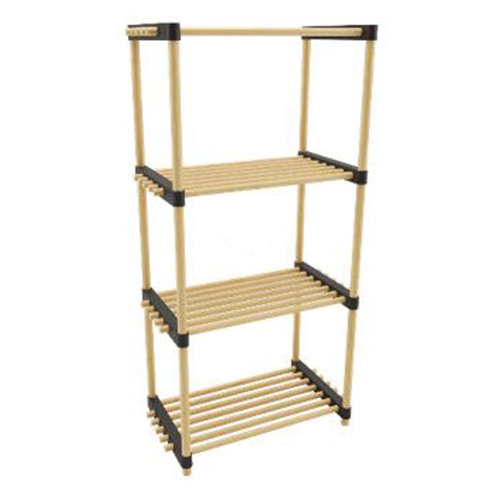 Aufbewahrungslösungen Schuhregal mit 4 Regalen 49x28x92,5 cm Holz