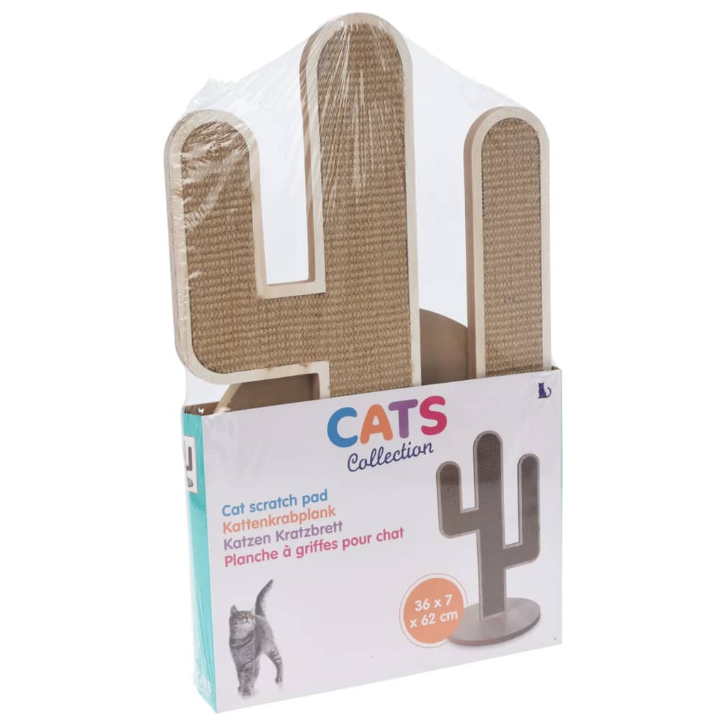 Pets Collection Katze Kratzer nach Kaktus 35x34.5x62 cm Naturel