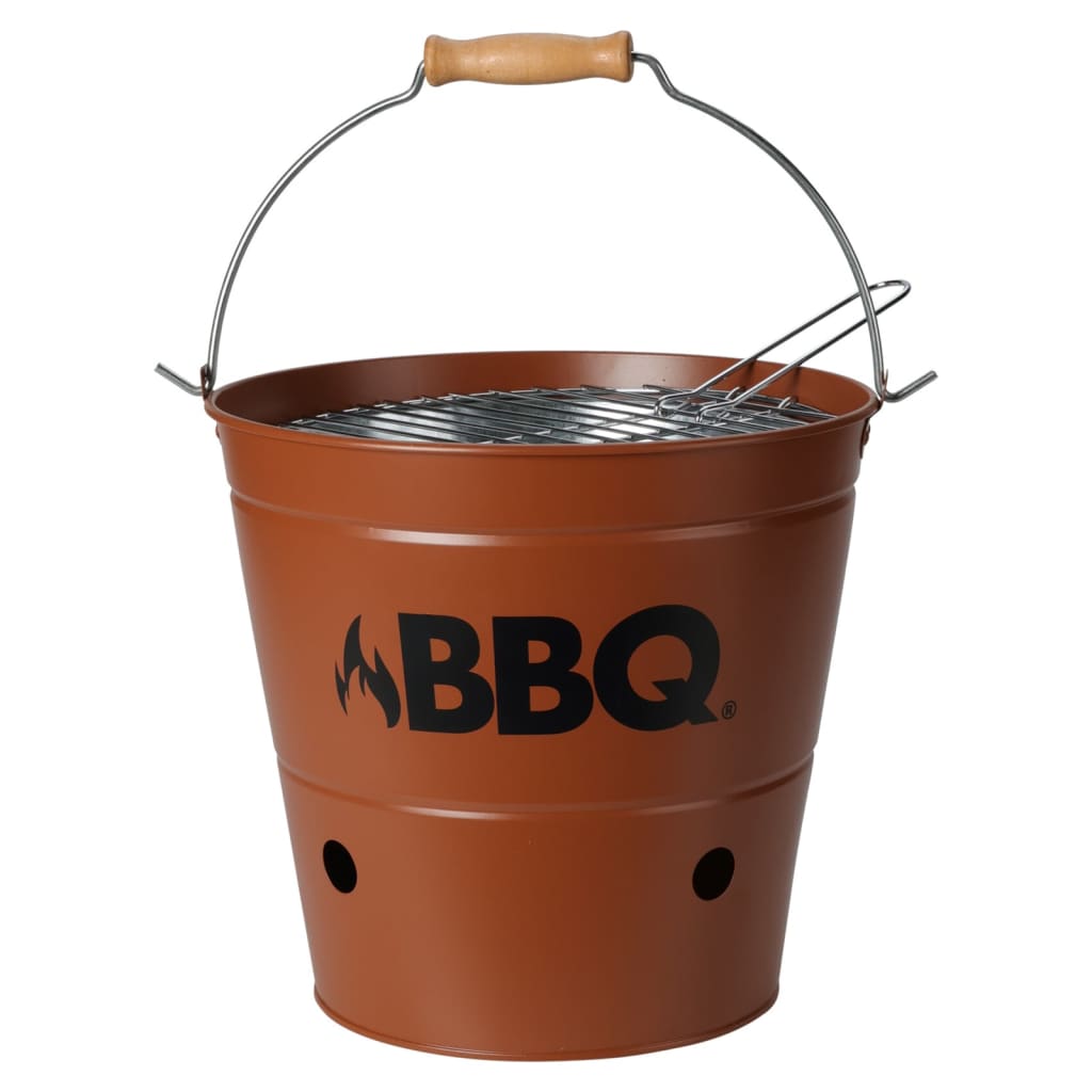 Prograrden Progrargen Barbecue Bucket BBQ 26 cm Dunkelorange