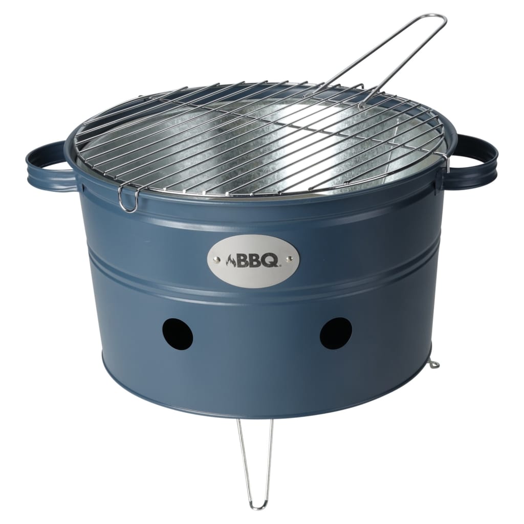 Progarden Progarden Barbecue Eimer mit 2 Griffen 34,5 cm Matt dunkelblau