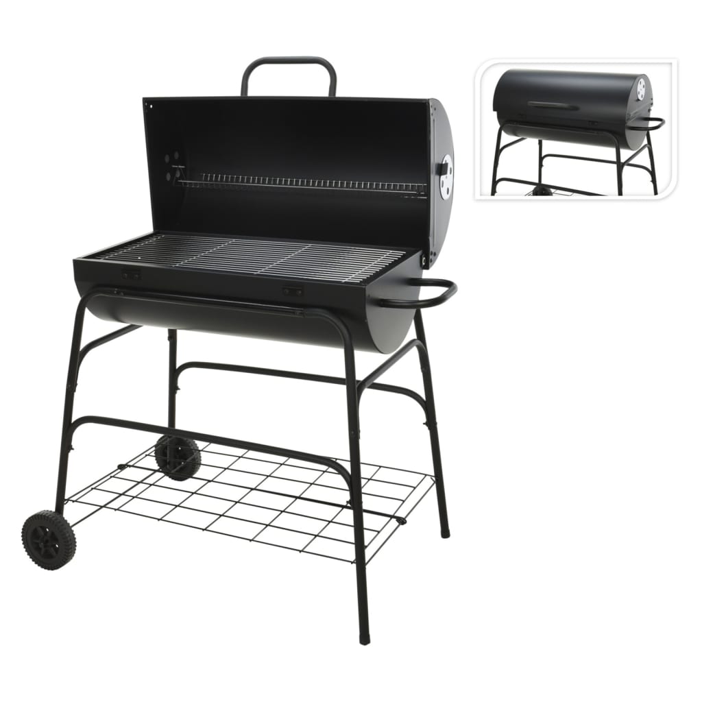 Progarden Prograrden Charcoal Grillen auf Rädern Zylindrisch