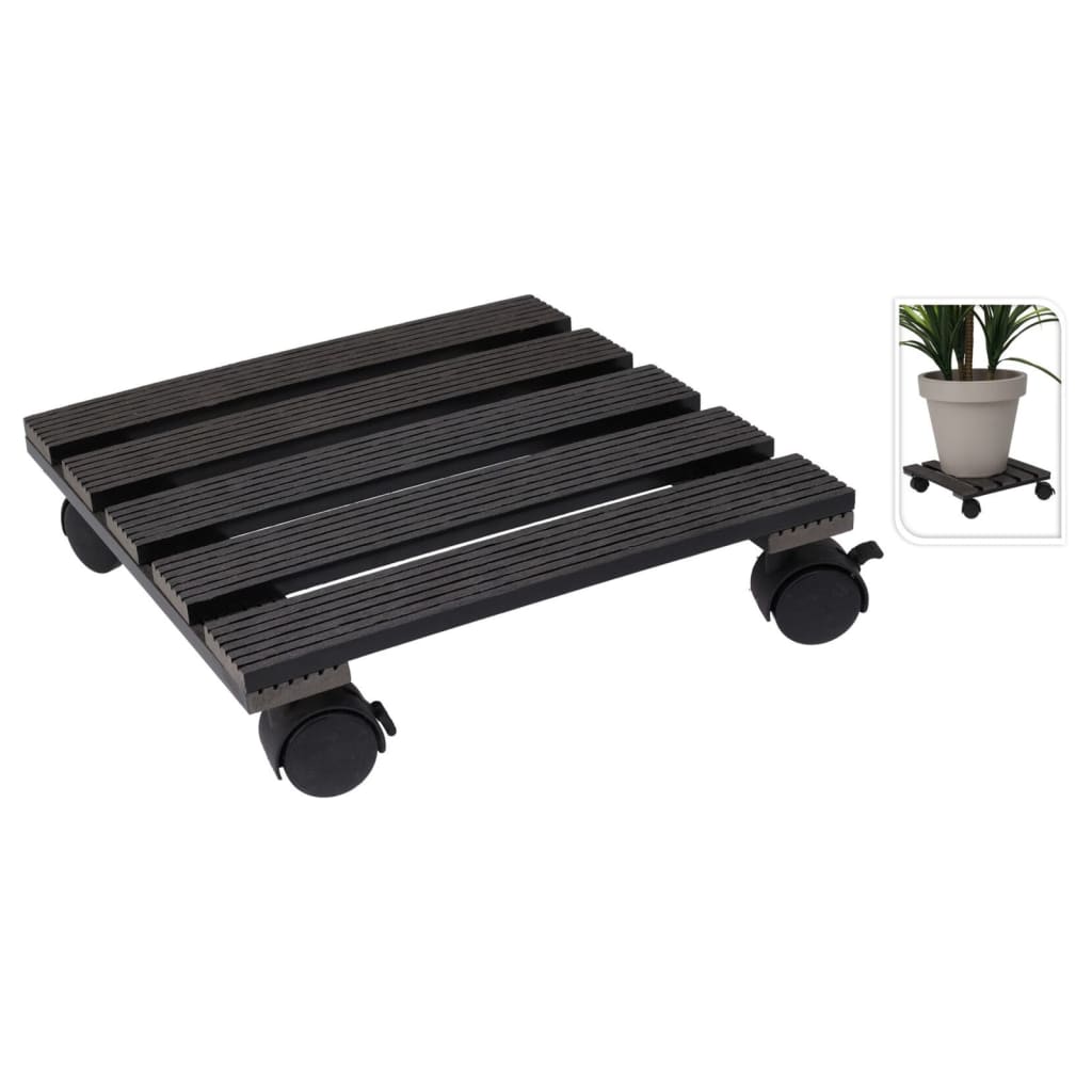ProGarden Plant Trolley Square 29x29 cm Grau