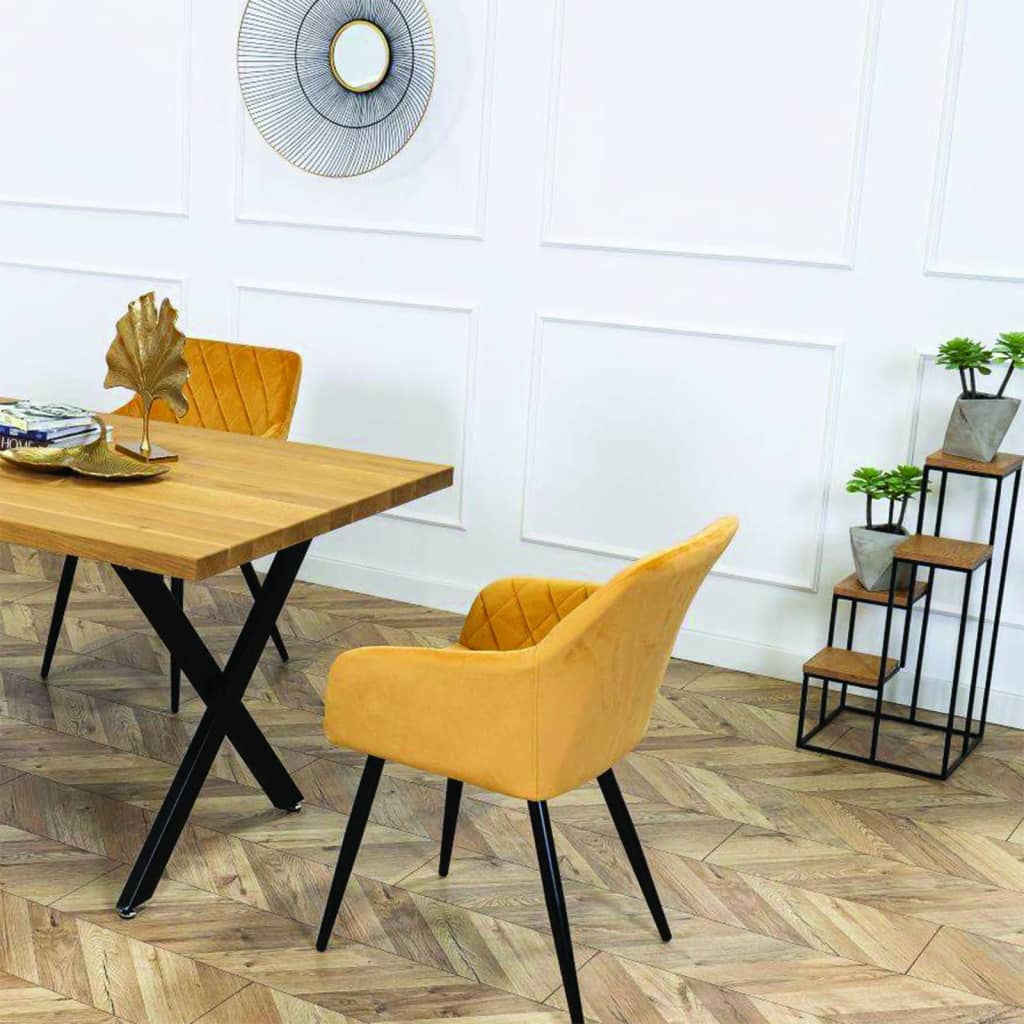 Home Styling Home Styling Pflanzenständer mit 4 Regalen natur und schwarz