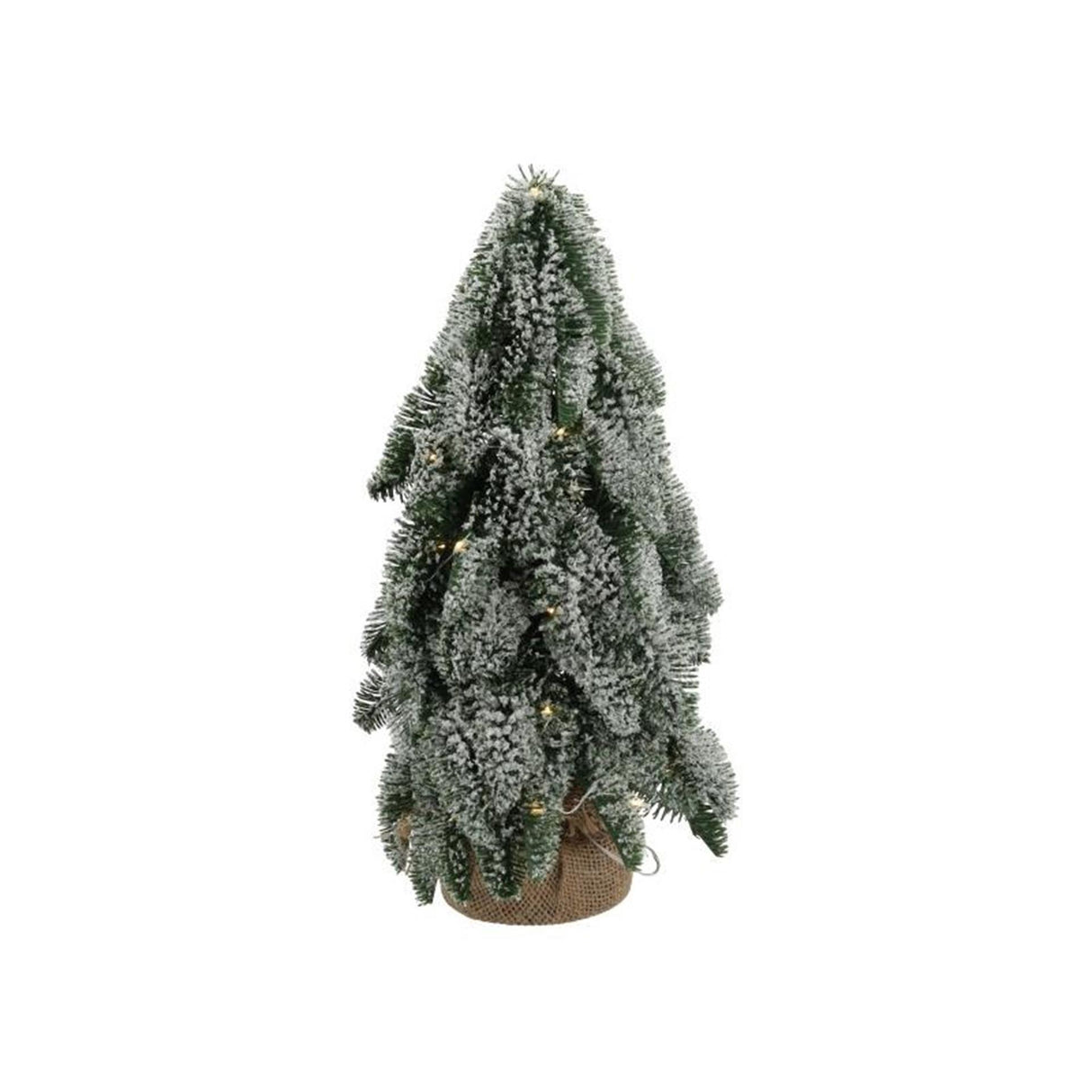HBX Natural Living Weihnachtsbaum Nobilis Snow 25LED H33D20