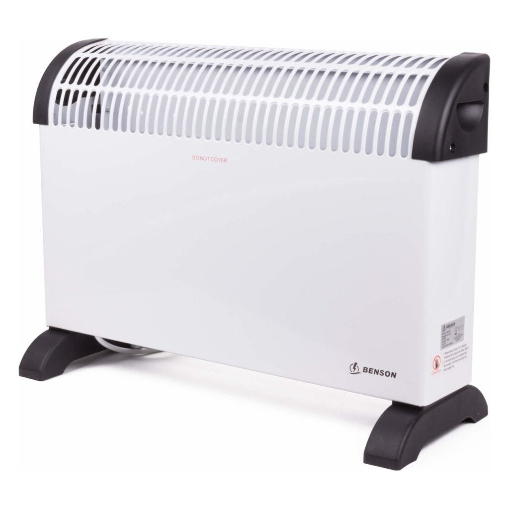 Benson convector heater 75- 1500w 52x17x32.5 cm wit zwart