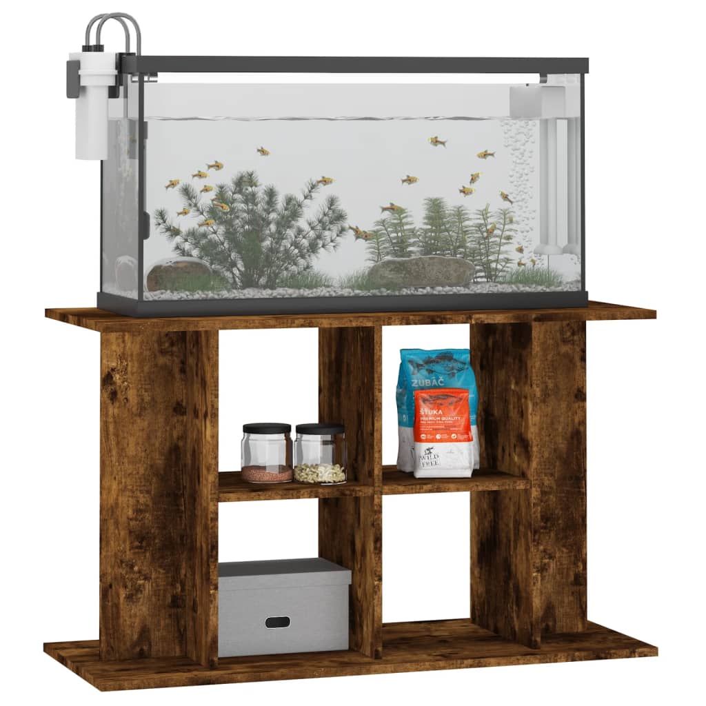 Vidaxx Aquarienständer 100x40x60 cm verarbeitetes Holz, Farbe geräucherte Eiche