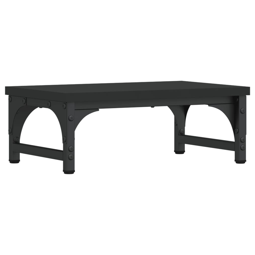 Vidaxx Monitorständer 37x23x14 cm, lackiertes Holz schwarz