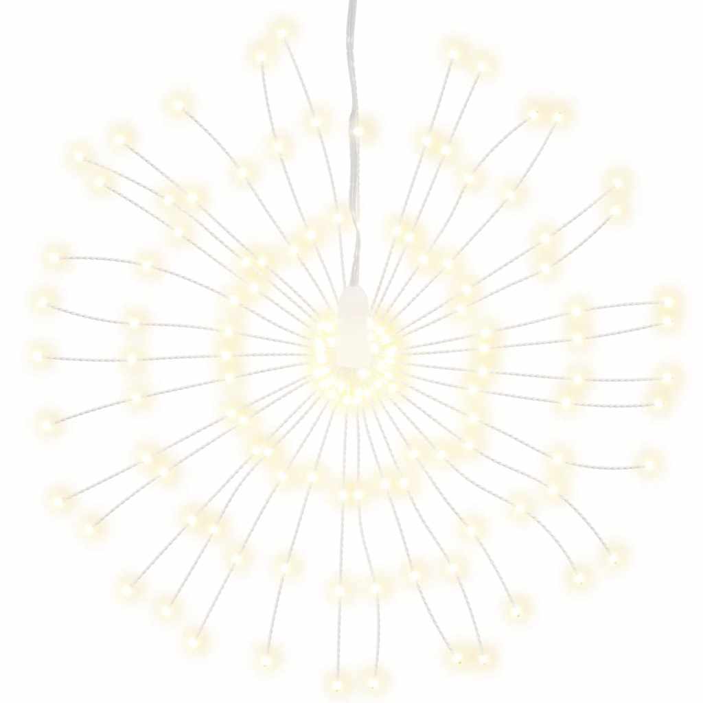 Vidaxl Weihnachtsbeleuchtung Feuerwerk 4 St 140 warme weiße LEDs 17 cm