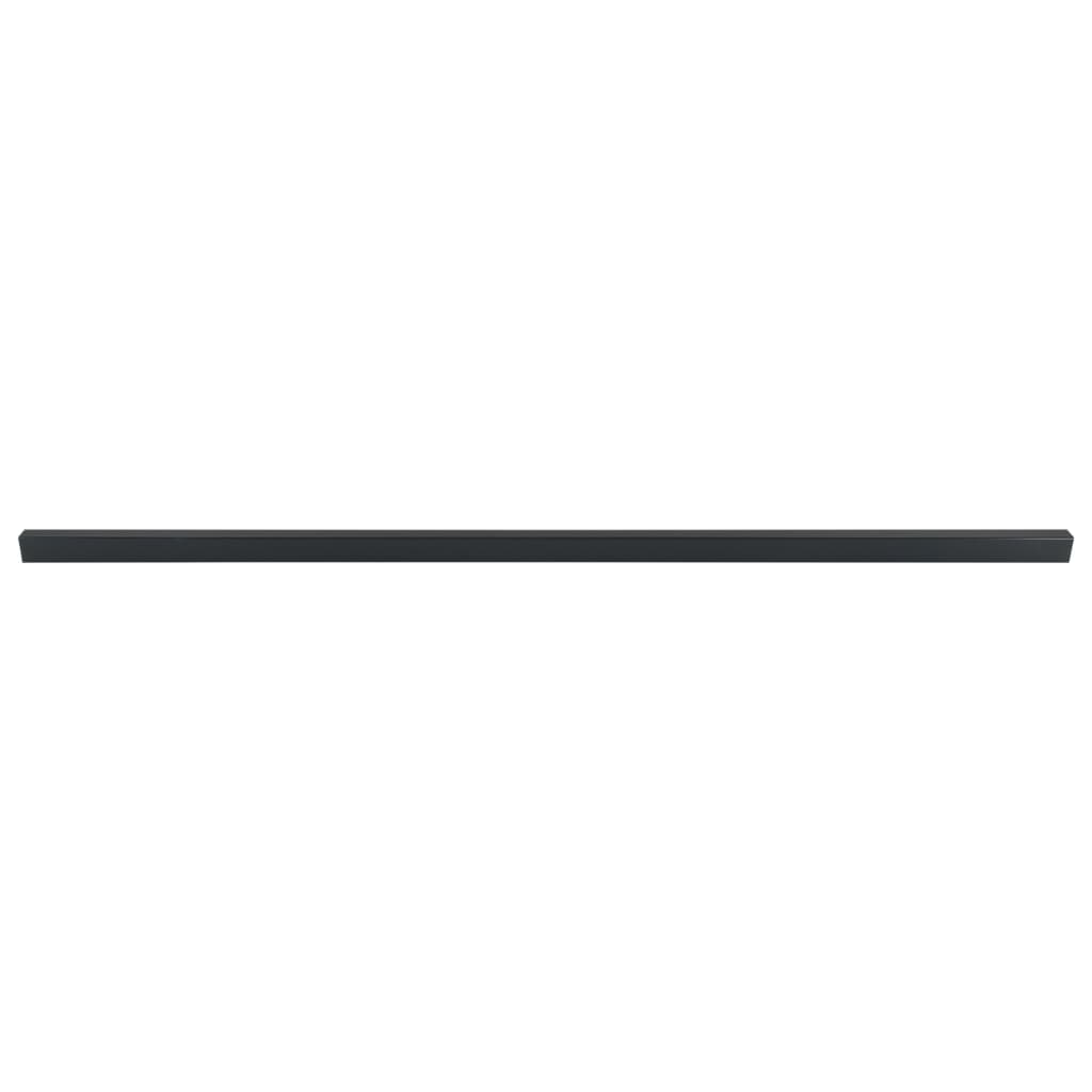 VidaXL Zaunpfosten 30 Stk. 200 cm Stahlgrau
